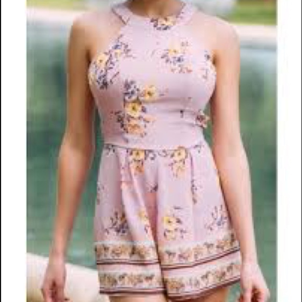 Francesca’s Trixxi Floral Romper